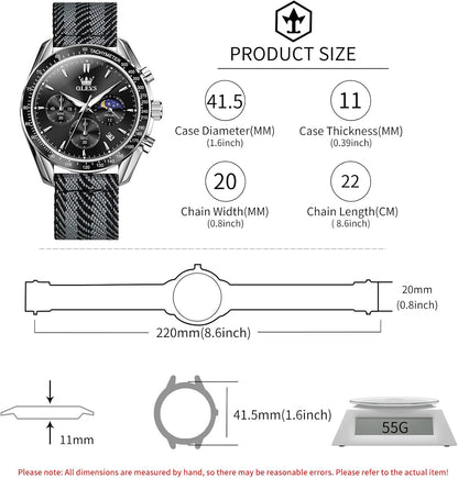 OLEVS Watches for Men Casual